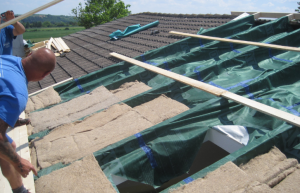 Thermische Sanierung Dachdämmung von außen