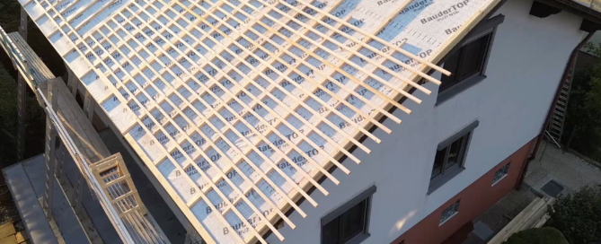 Dachsanierung mit Aufsparrendämmung